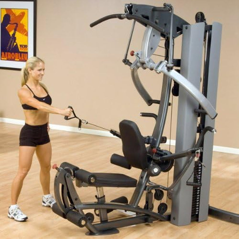 Fusion 600 Bi-Angular Personal Trainer Gym with Functional Trainer Arms and Mid Row Handles