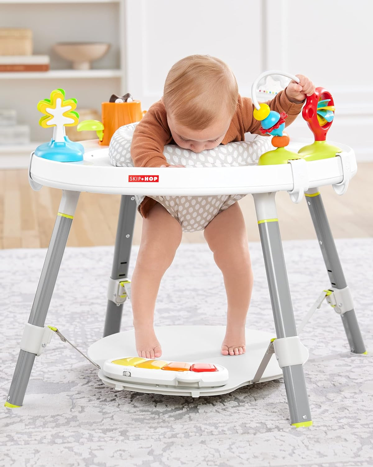 Baby Activity Center: Interactive Play Center with 3-Stage Grow-With-Me Functionality, 4Mo+, Explore & More