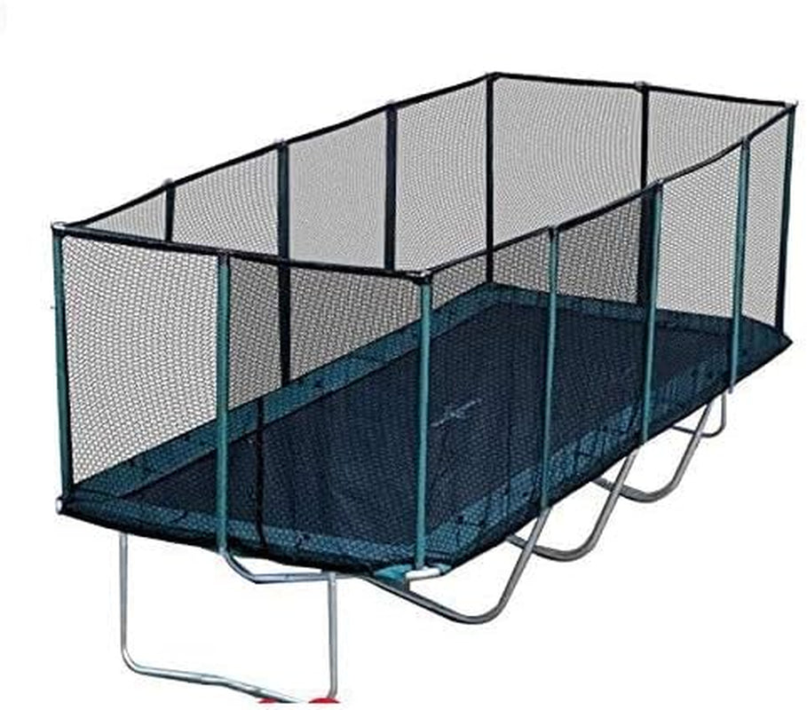 - Galactic Xtreme Commercial Grade Rectangle Trampoline 10X23 - Gymnastics Trampoline with Net Enclosure - Large Trampoline for Backyard Heavy Duty 750Lbs Jumping Capacity